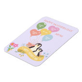 Magnet Flexible Jour des mères de mignons pingouins (Côté Gauche)