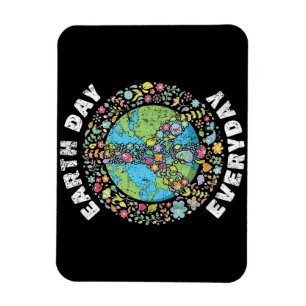 Magnet Flexible Jour des terres Jour des terres quotidien