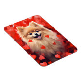 Magnet Flexible Jour des Valentines de Poméranie (Côté Droit)