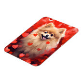 Magnet Flexible Jour des Valentines de Poméranie (Côté Gauche)