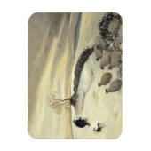 Magnet Flexible Jour d'hiver noir (Vertical)