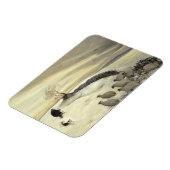 Magnet Flexible Jour d'hiver noir (Côté Gauche)