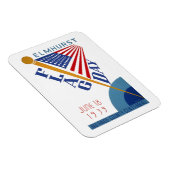 Magnet Flexible Jour du drapeau (Côté Droit)