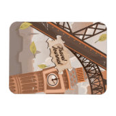 Magnet Flexible Journal de voyage. (Horizontal)