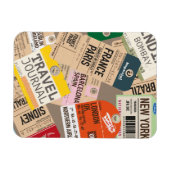 Magnet Flexible Journal des voyages. (Horizontal)
