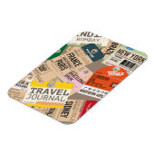 Magnet Flexible Journal des voyages. (Côté Gauche)