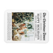 Magnet Flexible Journal Famille unique Photo Noël (Horizontal)