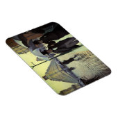 Magnet Flexible Journée de la Pluie de Paris par Gustave Caillebot (Côté Droit)