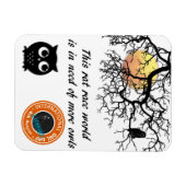 Magnet Flexible Journée internationale de la Chouette - 4 août - E (Horizontal)