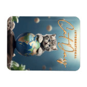 Magnet Flexible Journée internationale du chat (Horizontal)