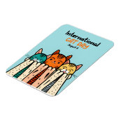 Magnet Flexible Journée internationale du chat (Côté Gauche)