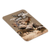 Magnet Flexible Journée mondiale des animaux (Côté Droit)