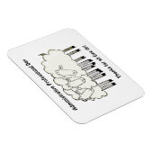 Magnet Flexible Journée professionnelle administrative - Merci (Côté Droit)