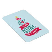 Magnet Flexible Joy to the World Christmas Citation Typographie (Côté Droit)