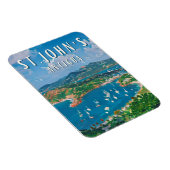 Magnet Flexible Joyau des Caraïbes : Saint John's (Côté Droit)
