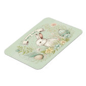 Magnet Flexible Joyeuse illustration des fleurs printanières de Pâ (Côté Gauche)