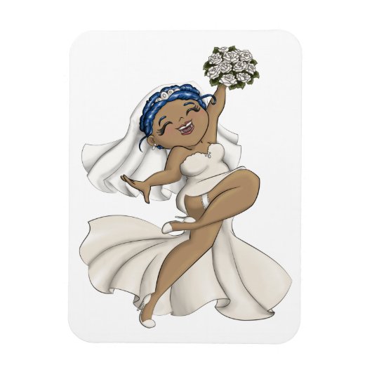 Magnet Flexible Joyeuse mariée 07 (Vertical)