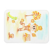 Magnet Flexible Joyeuse moisson petit gingembre garçon (Horizontal)