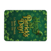 Magnet Flexible Joyeuse Saint-Patrick Celtique Chapeau de Leprecha (Horizontal)