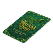 Magnet Flexible Joyeuse Saint-Patrick Celtique Chapeau de Leprecha (Côté Gauche)