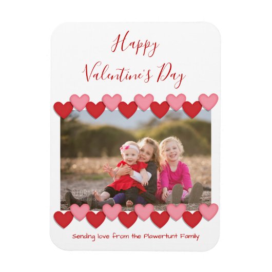 Magnet Flexible Joyeuse Saint-Valentin (Vertical)