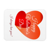 Magnet Flexible Joyeuse Saint-Valentin (Horizontal)