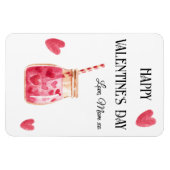 Magnet Flexible Joyeuse Saint-Valentin mignonne de la part de Mama (Horizontal)