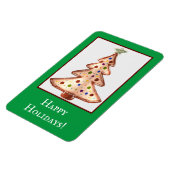 Magnet Flexible Joyeuses fêtes Arbre de Noël doré (Côté Gauche)