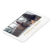 Magnet Flexible Joyeuses fêtes Noël Marié & Marié Newlyweds (Côté Gauche)