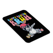 Magnet Flexible Joyeuses Pâques Bruh Lapin Dab Danse Lapin (Côté Droit)