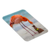 Magnet Flexible Joyeuses Pâques de la part du Flamant de Floride s (Côté Droit)