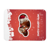 Magnet Flexible Joyeuses vacances d'hiver (Horizontal)