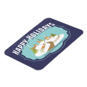 Magnet Flexible Joyeuses vacances Entreprise Entreprise Clients Me (Côté Gauche)