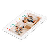 Magnet Flexible Joyeuses vacances Moderne Simple Coloré Fun Holida (Côté Gauche)