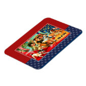 Magnet Flexible Joyeux 4 juillet. Enfants vintages (Côté Gauche)