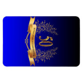 Magnet Flexible Joyeux 50ème anniversaire de MariageMode photo fle (Horizontal)