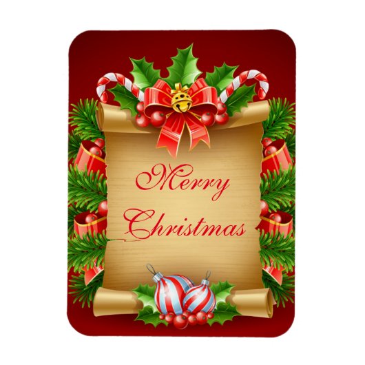 Magnet Flexible Joyeux aimant Noël (Vertical)