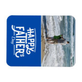 Magnet Flexible Joyeux Aimant photo Fête des pères flexible (Horizontal)