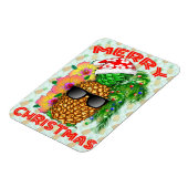Magnet Flexible Joyeux ananas Christams (Côté Gauche)