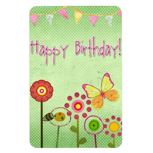 Magnet Flexible Joyeux anniversaire (Vertical)