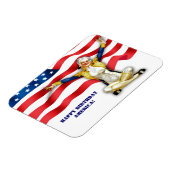 Magnet Flexible Joyeux anniversaire, Amérique. Cadeau de conceptio (Côté Gauche)