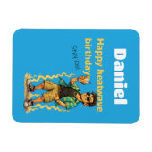 Magnet Flexible Joyeux Anniversaire Canicule Restez Cool (Horizontal)