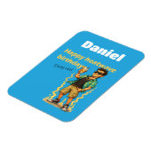 Magnet Flexible Joyeux Anniversaire Canicule Restez Cool (Côté Gauche)