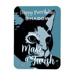 Magnet Flexible Joyeux Anniversaire de chat
