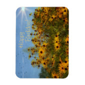 Magnet Flexible Joyeux anniversaire été Black-Eyed-Susans (Vertical)