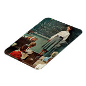 Magnet Flexible Joyeux anniversaire, Miss Jones par Norman Rockwel (Côté Gauche)