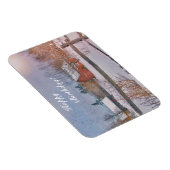 Magnet Flexible Joyeux anniversaire Pays scène hiver (Côté Droit)