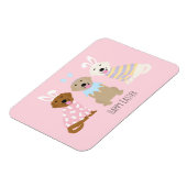 Magnet Flexible Joyeux Chiens de Pâques (Côté Gauche)