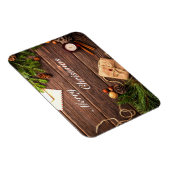Magnet Flexible Joyeux Design en bois de Noël (Côté Droit)