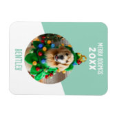 Magnet Flexible Joyeux Dogmas Custom Chien Photo Christmas Keepsak (Horizontal)